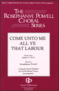 Come Unto Me All Ye that Labour SATB choral sheet music cover